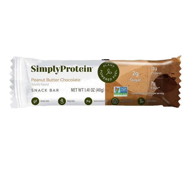 Simply Protein Peanut Butter Chocolate Crispy Bar