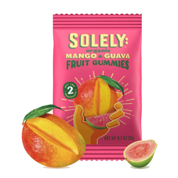 Solely Whole Fruit Gummies Mango and Guava