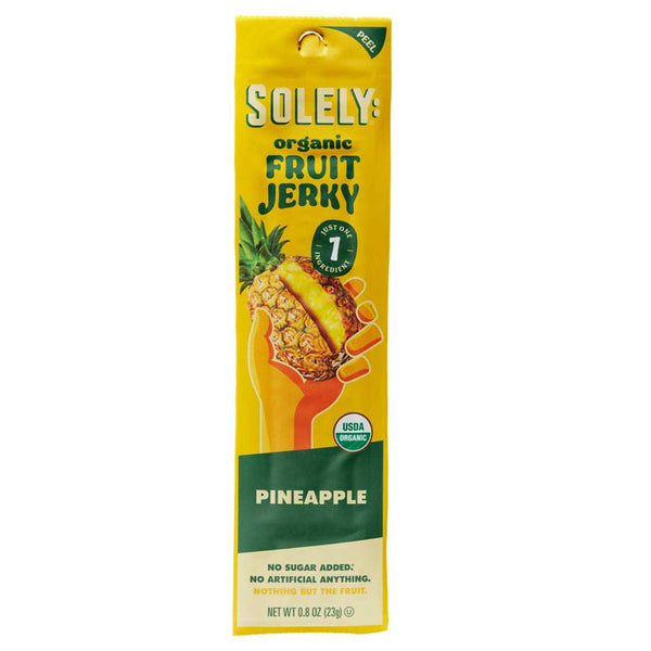 Solely Organic Pineapple Fruit Jerky