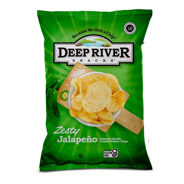 Deep River Zesty Jalapeño Kettle Cooked Potato Chips