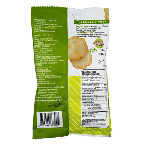 Fumage Gourmet Crunchy Cassava Jalapeno Flavor Chips