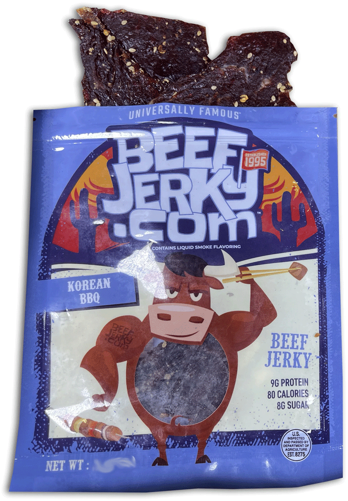 Beef Jerky Korean Jerky on BBQ for the a Quick Beef Job Snack