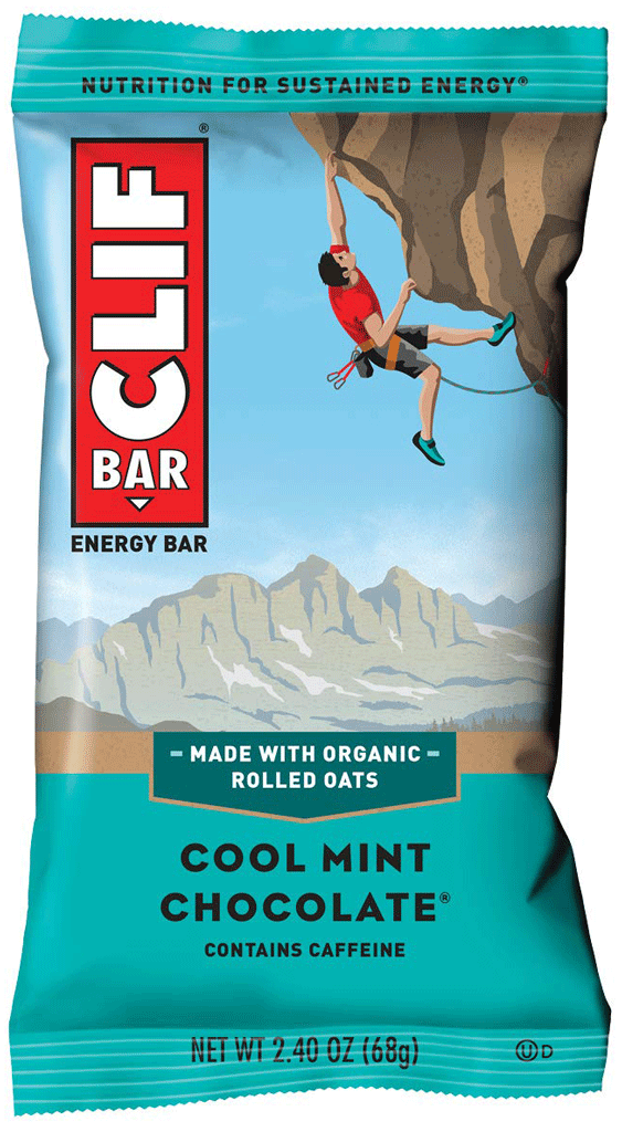 Clif Bar Energy Bar, Cool Mint Chocolate 2.4 Oz, Bars