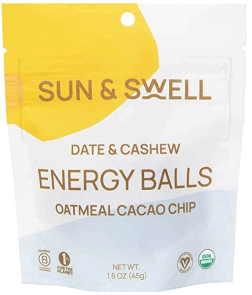 Sun & Swell Apple Pie Energy Bites 1.6 oz Bag : Snacks fast